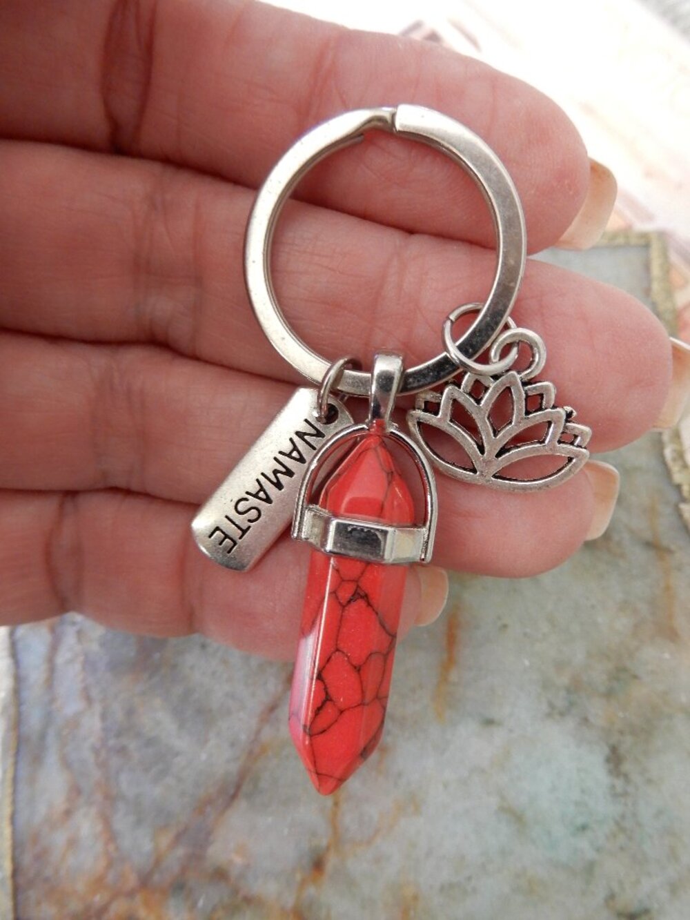 Crystal Inspirational Keychains - Picture 2 of 7